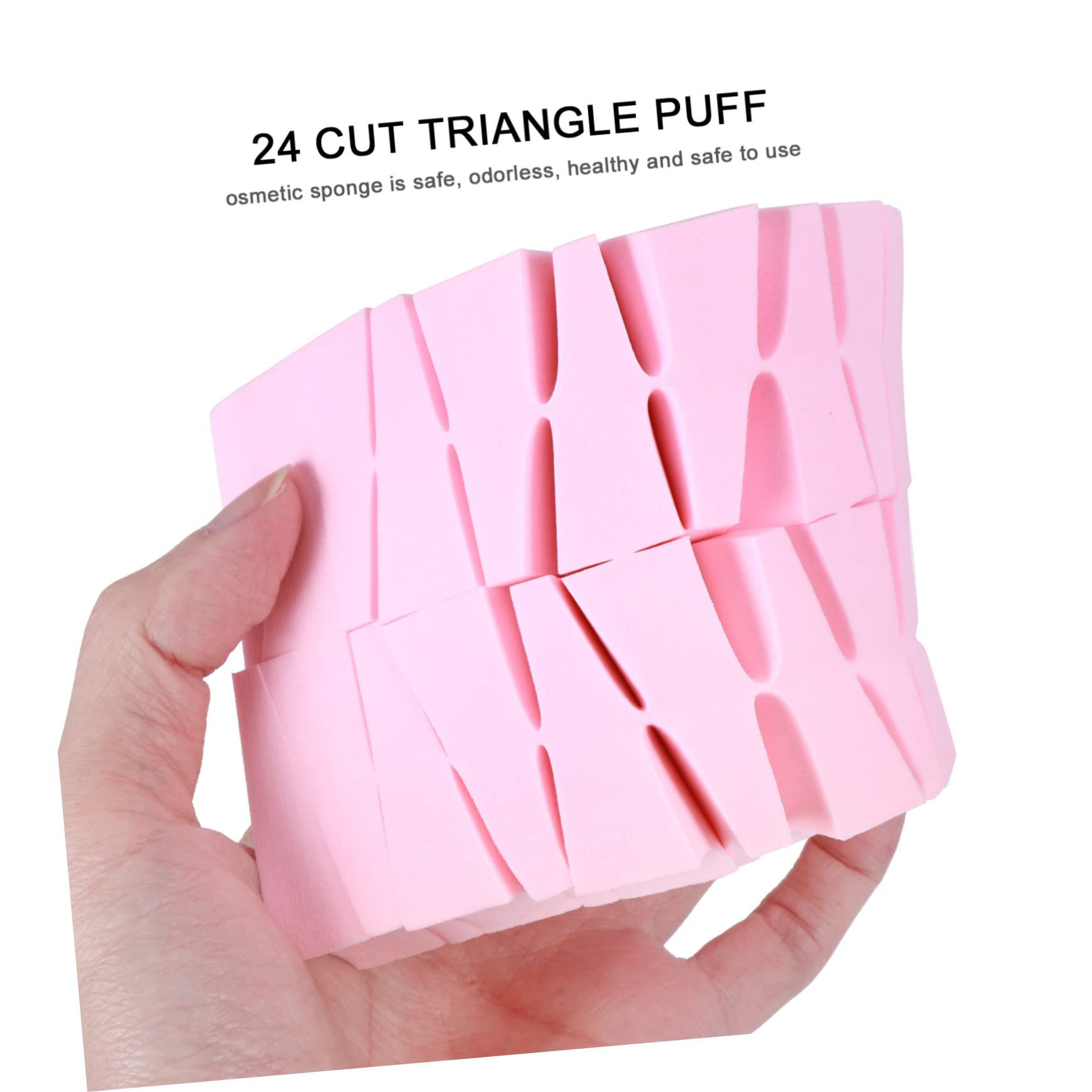 POPETPOP 216pezzi Spugne Per Trucco Triangolari Per Fondotinta Liquido Applicatori Riutilizzabili e Resistenti Per Make-up Professionale e Uso Quotidiano