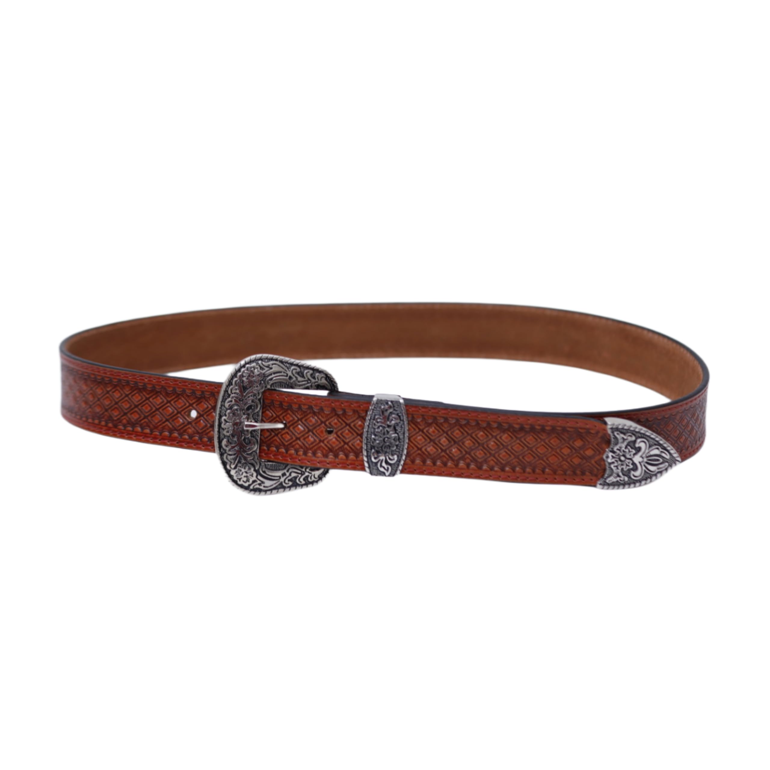 Generic Men's Leather Tan Casual Every Day Jeans Belts, Men Leather Belt (36)