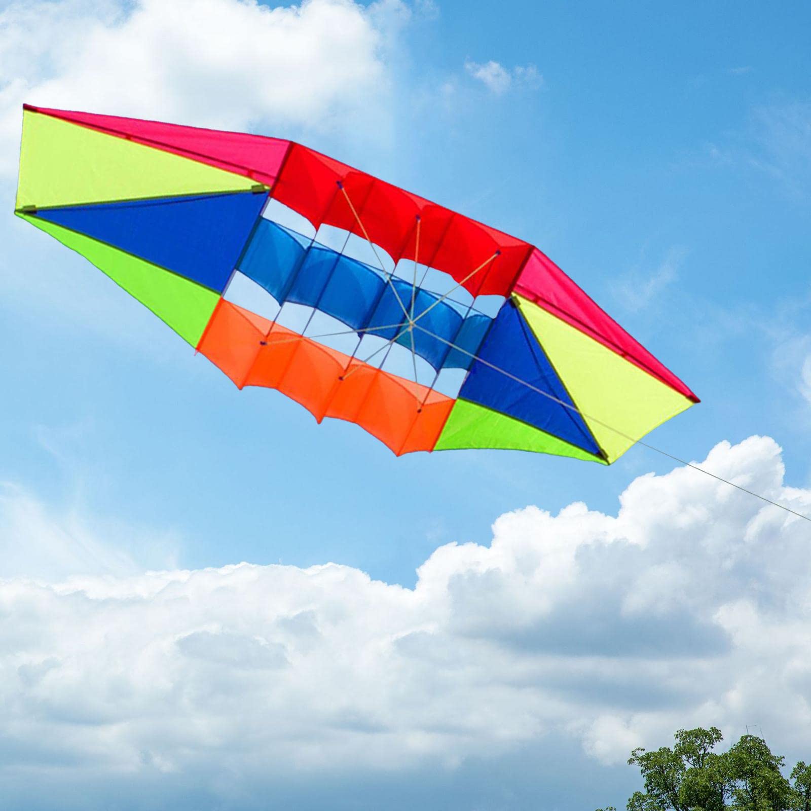 Große Einleiner Drachen für Outdoor Spiele, Einfach zu Fliegen für Mädchen