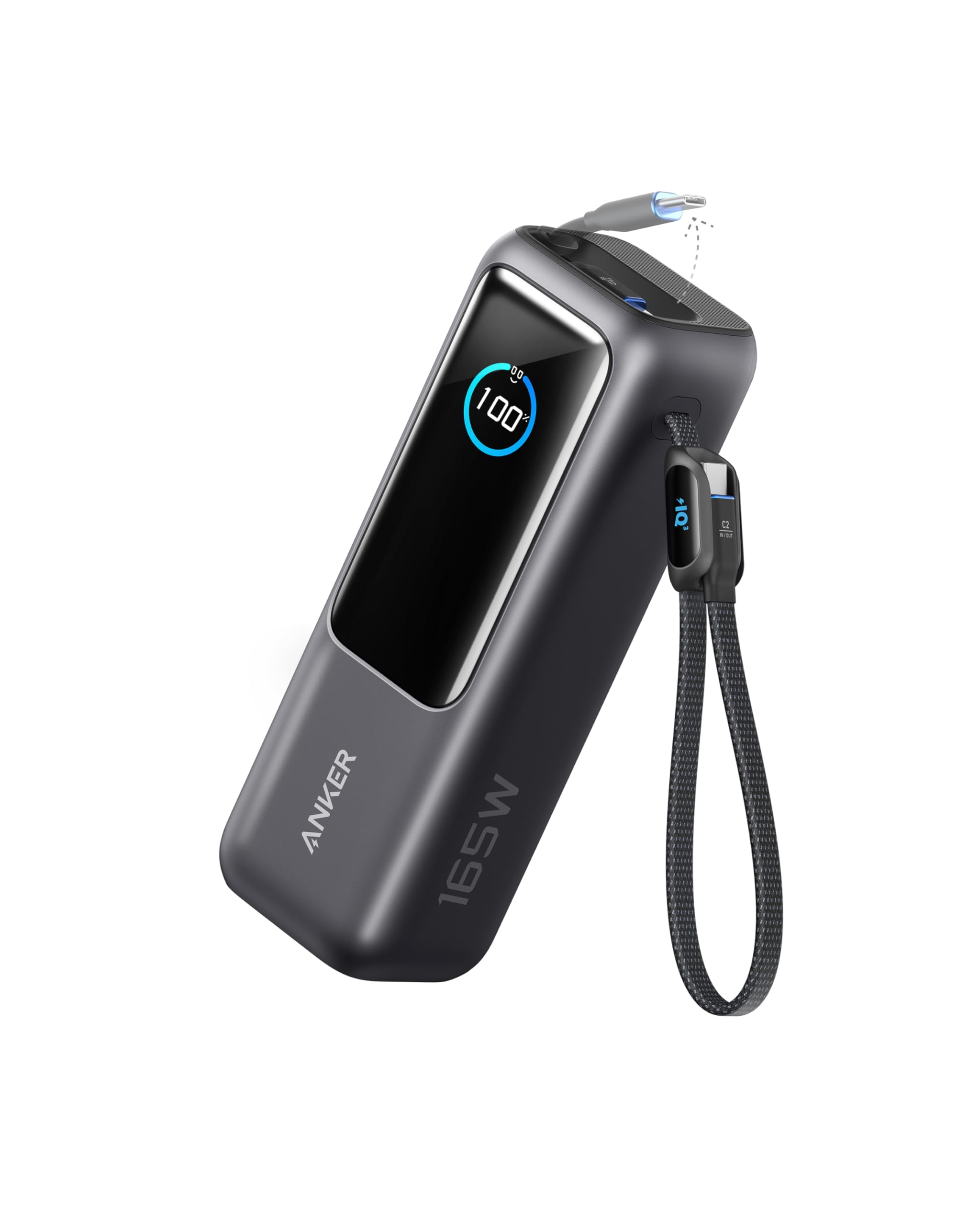 Anker Laptop Powerbank 165W 25000 mAh, Ladegerät mit 70cm