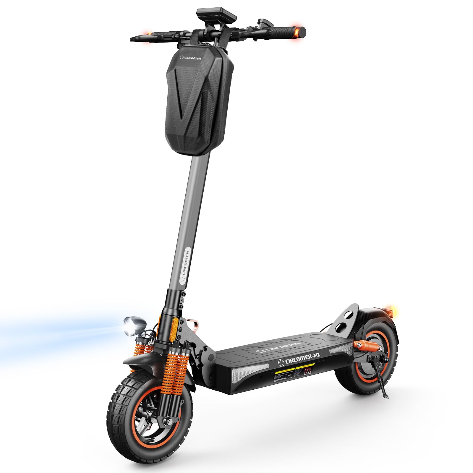 E Scooter with Road Legal, 10 Inch E Scooter 60-70 km Range with Indicator, E-Scooter Offroad up to 150 kg Load Capacity, Foldable Electric Scooter Adult for Offroad and Commuting with Hose