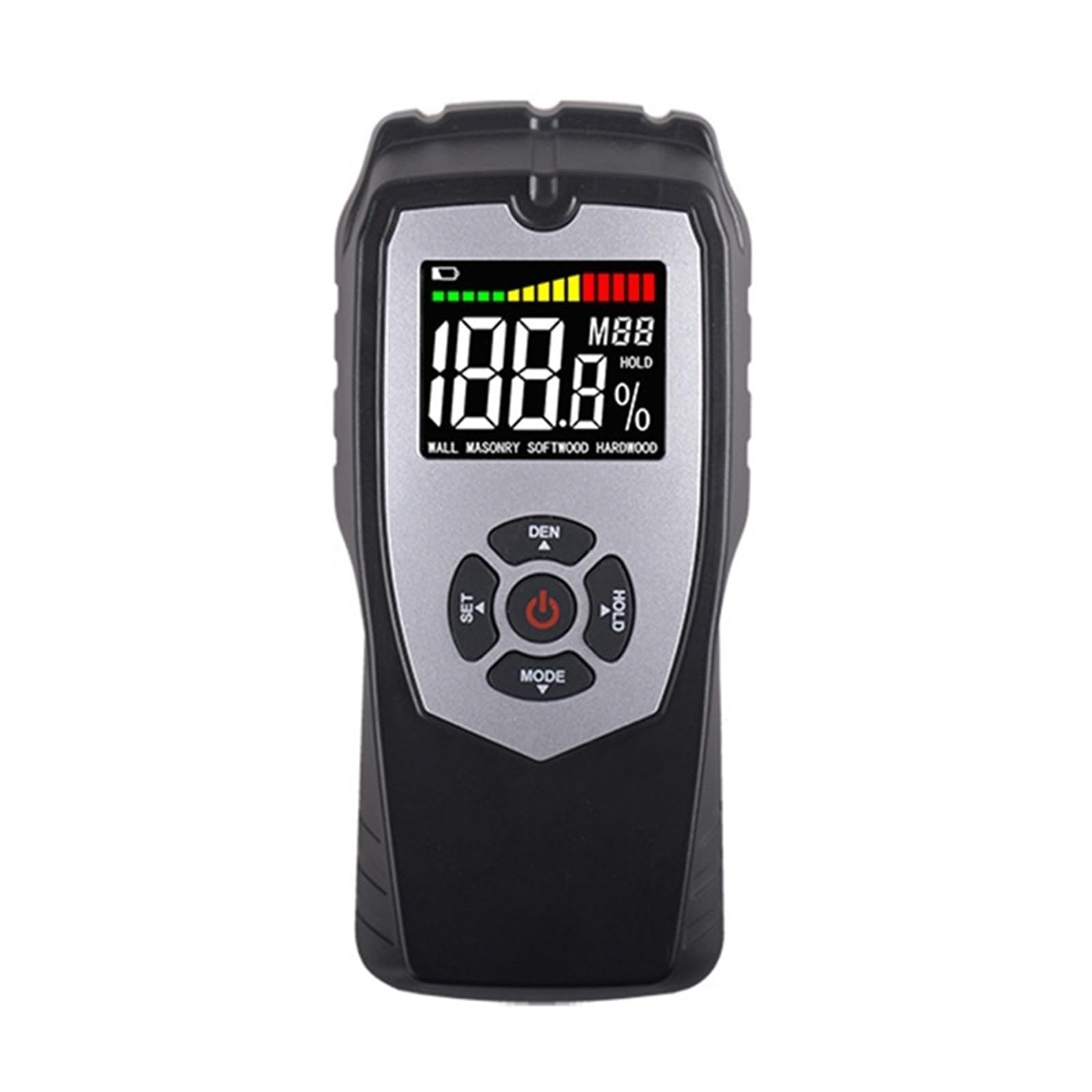 Mnmioio One Color Digital Moisture Tester, Pinless Moisture Meter Non-Destructive Wood For Walls, And Masonry Detector For