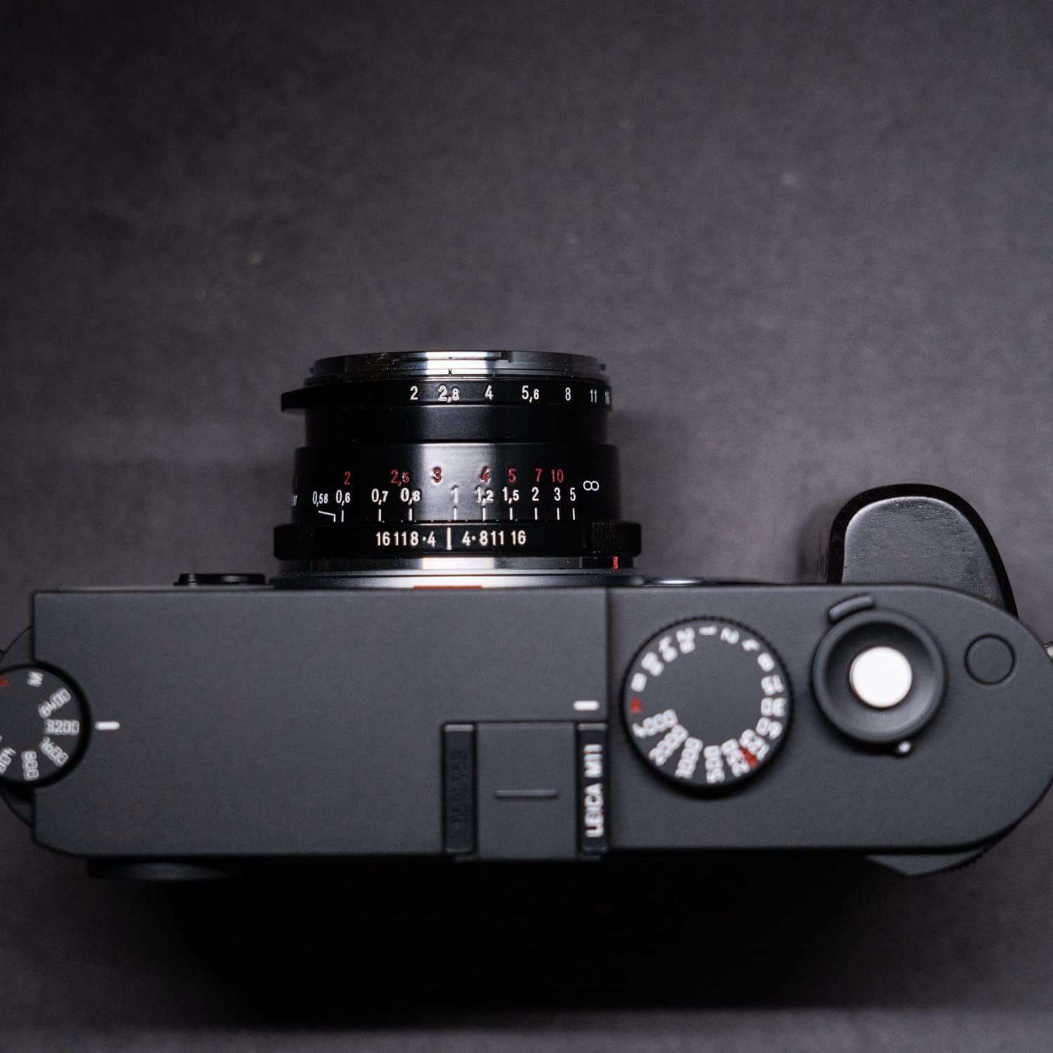 Wooden Wood Hand Grip + Aluminum Alloy Baseplate QR L Handle for M11 M11P M11M Camera (Ebony + Black Base)