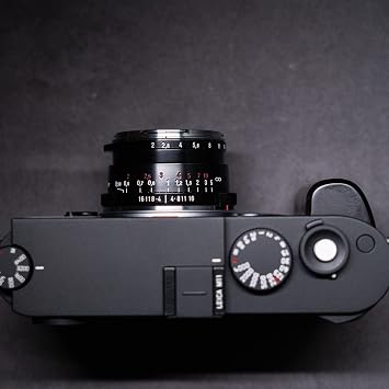 Wooden Wood Hand Grip + Aluminum Alloy Baseplate QR L Handle for M11 M11P M11M Camera (Ebony + Black Base)