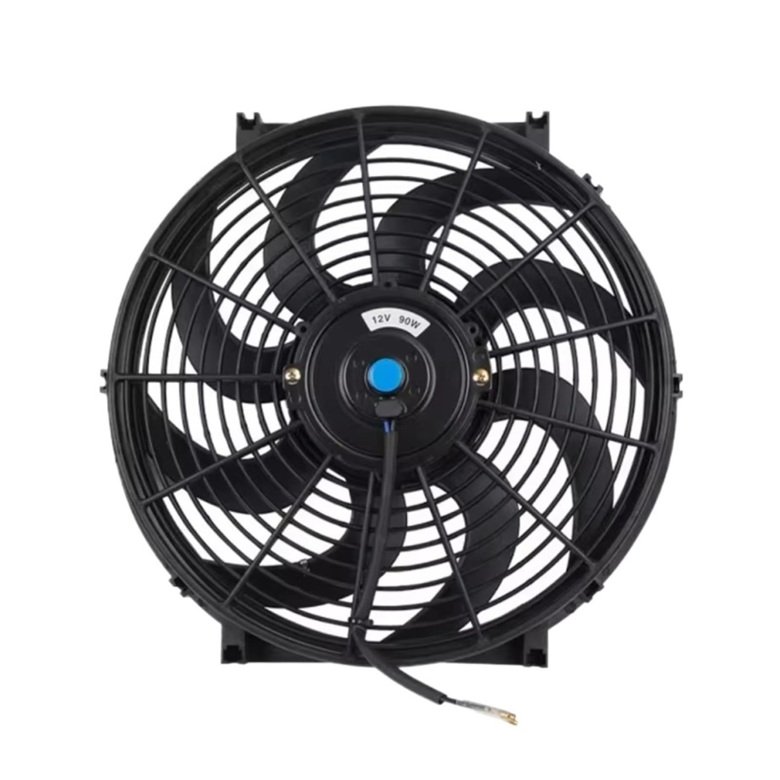 Universal 14 Pulgadas 12V 80W 2100RPM Aire Acondicionado De Coche Cuchillas De Radiador Electrónico Kit De Refrigeración Eléctrica Eléctrico Ventilador Refrigeración