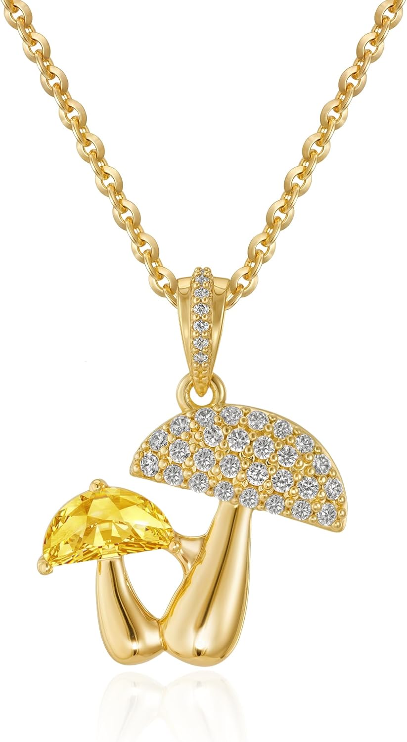 BENEIGE 14K Necklace for Women Dainty Pendant, Charm Necklace with Gold Plated Versatile Jewelry Gift for Everyday