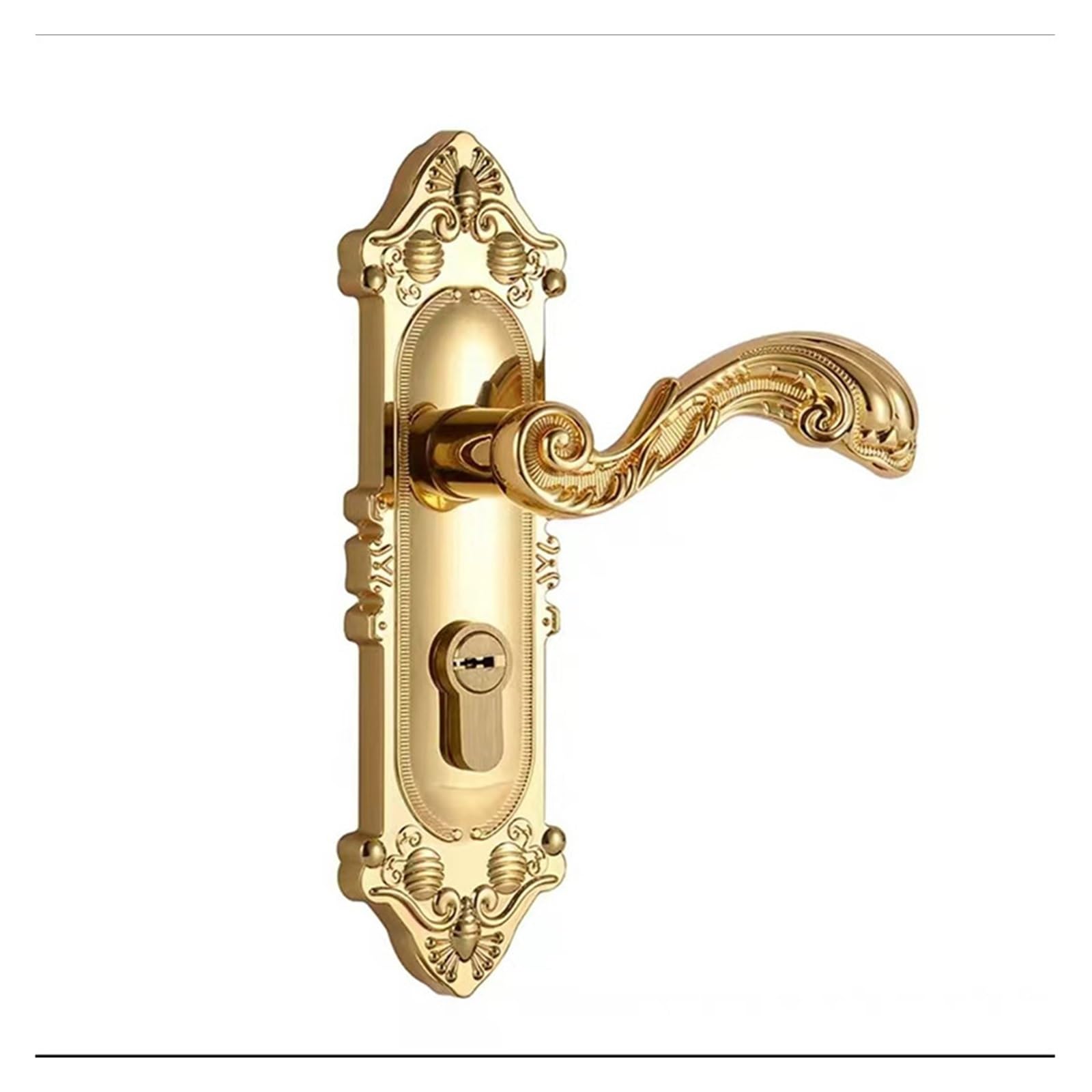 Serrure à poignée pour porte en bois intérieure pour stopper les bruits de loquet