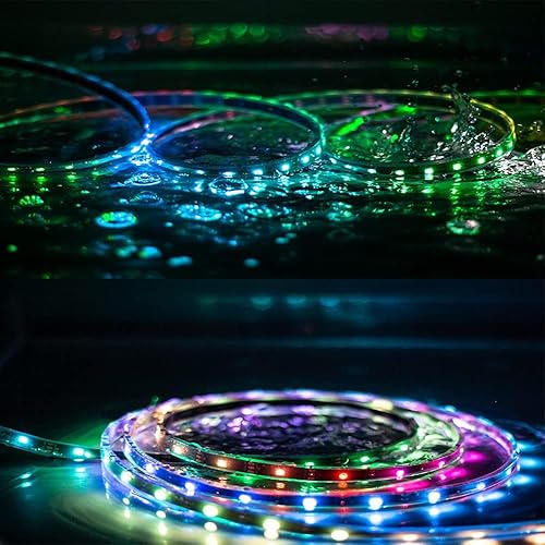 Miniatura 10 de WS2811 Tira de luz LED direccionable de píxeles 30LEDsm 10Pixelsm 150LEDs 50pixels SMD 5050 RGB Dream Color LED Pixel RGB Strip DC12V (16.4FT