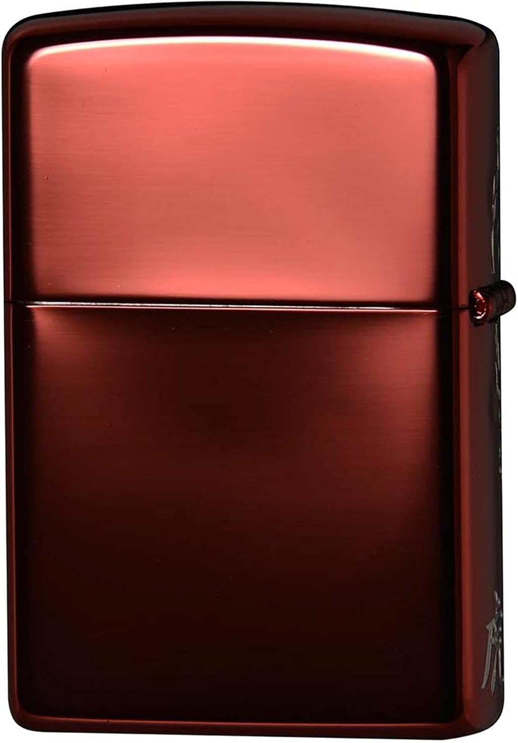 Zippo 2REDS-Tiger Windproof Brass Lighter with 2 Sided Tiger with Special Stickers, Red