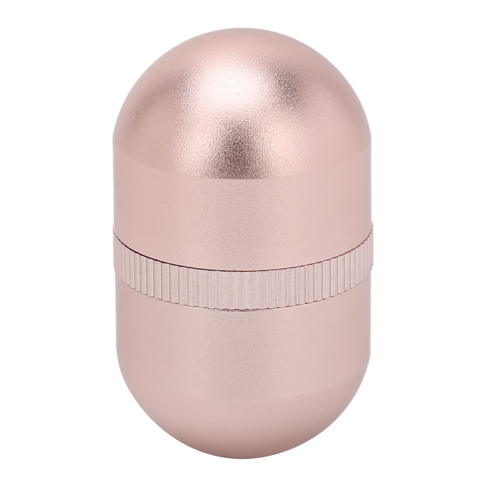 Pochłaniający Sebum Roller do Twarzy w Kompaktowym Różowym Kolorze z Kamieniami Wulkanicznymi do Pielęgnacji Skóry Tłustej w Podróży