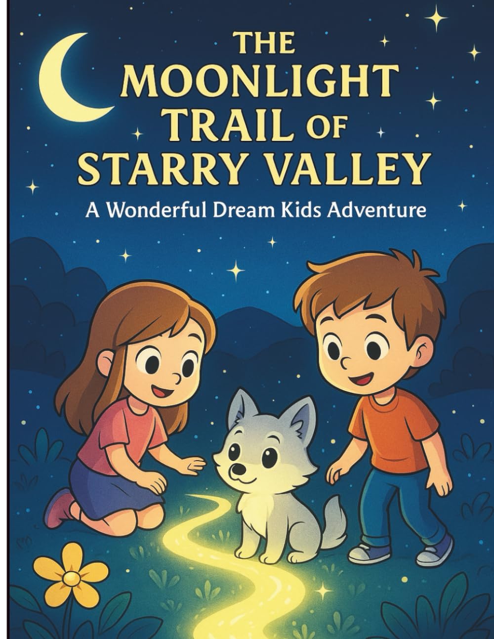 The Moonlight Trail of Starry Valley: A Magical Nighttime Adventure Story for Kids Ages 3–7