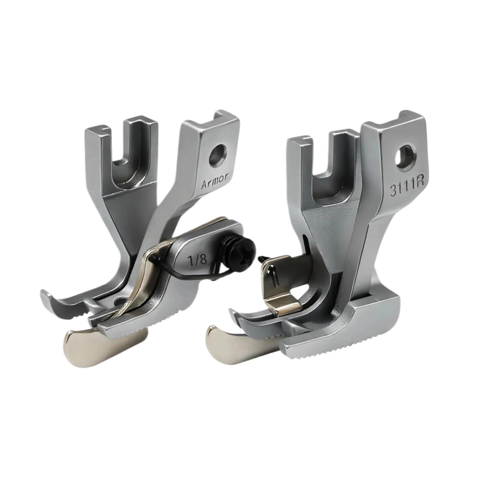 1/2 Zestaw 3MM Górne Szycie Stopka Dociskowa Lewa/prawa Prowadnica Dla 205RB B797 1181 Część Maszyny Do Szycia(2Set)