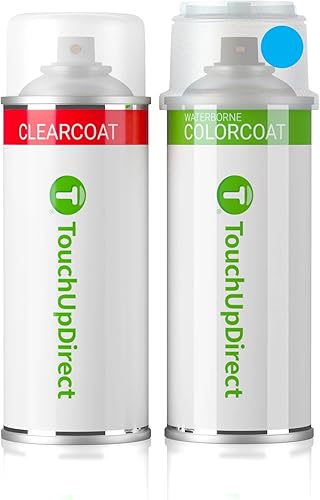 Miniatura 118 de TouchUpDirect 32J - Aerosol de pintura de retoque de obsidiana negra perla metálica compatible con Subaru Exact Match - Kit platino