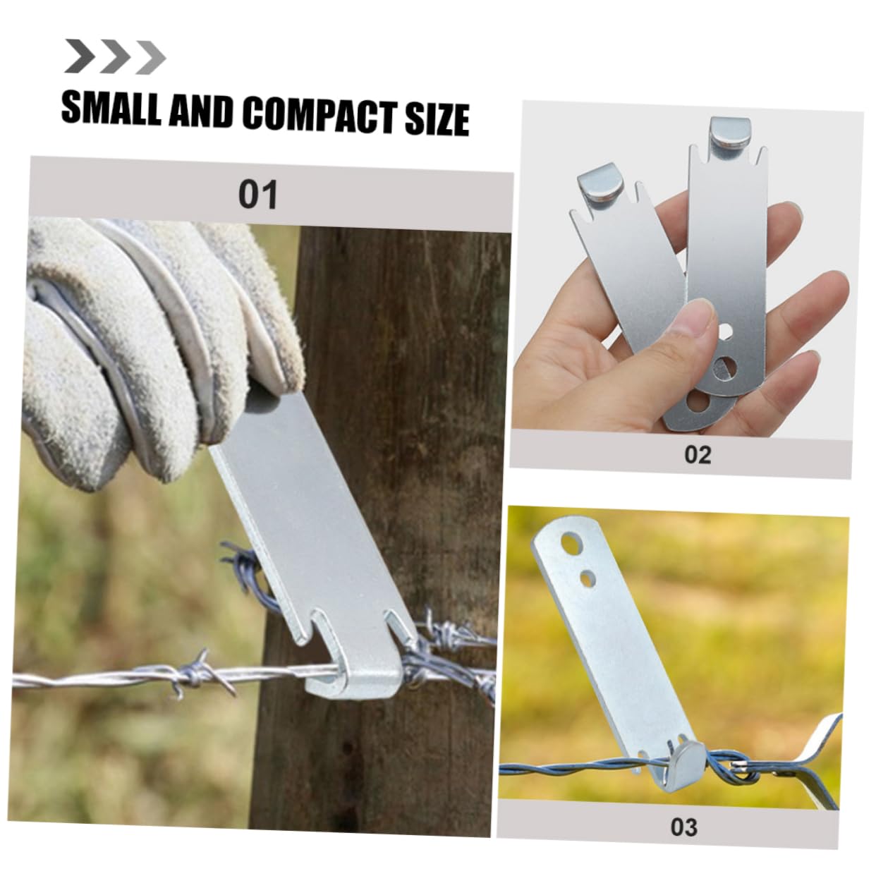 Toddmomy 10pièces Tendeur De Câble Métallique Heavy Duty pour Installation De Fil De Outil De Ridoir pour Clôtures Agricoles Construction
