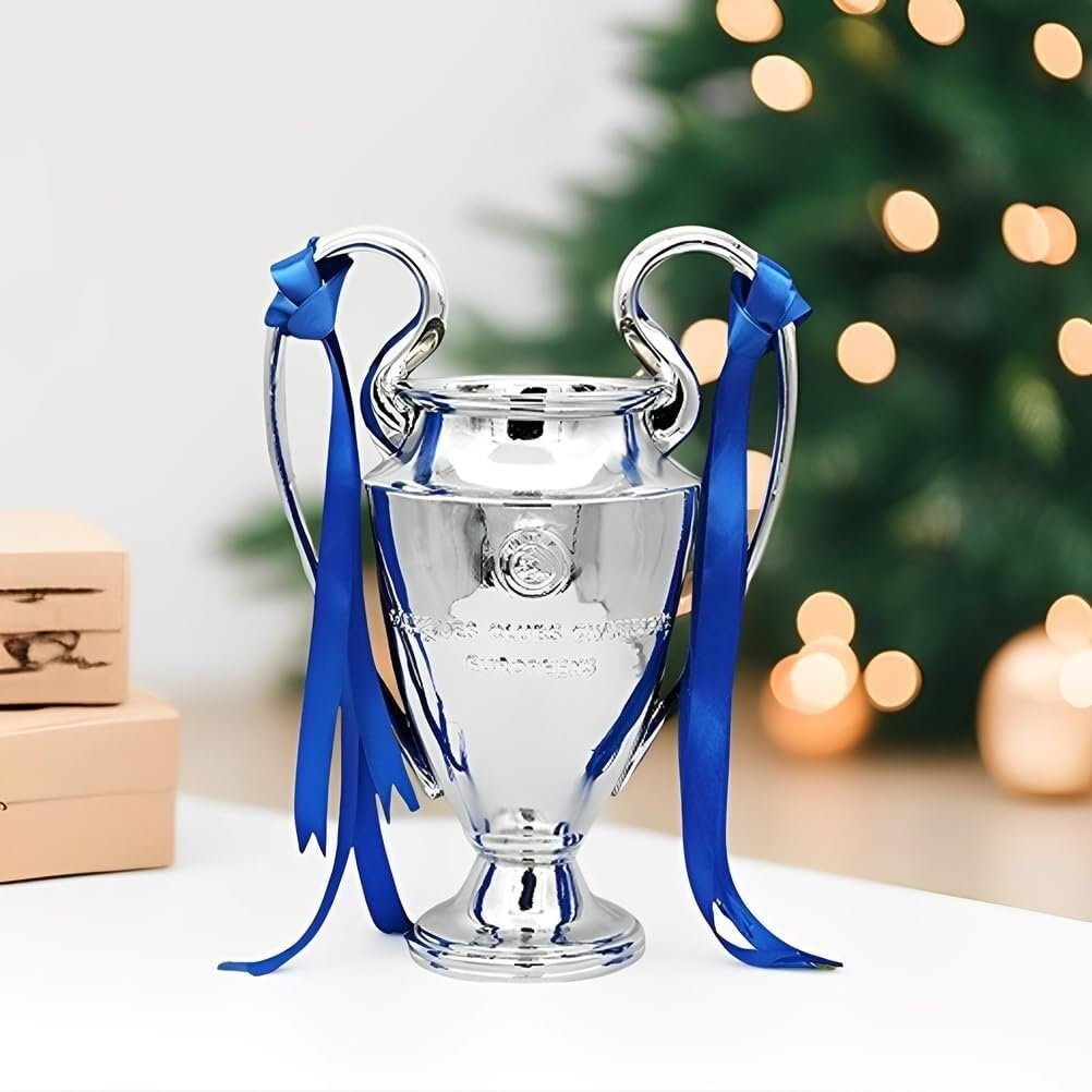Genérico Trofeo de fútbol de campeones Europeos, réplica de la Liga de Campeones Europea, para fanáticos, Regalos, Escritorio, Oficina, Hombre, decoración de Cuevas, Regalos de cumpleaños