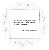 Vista 23 de Five Star Funny Snarky Quotes Servilletas de cóctel de algodón blanco 50 servilletas desechables de lujo con citas ingeniosas de bar