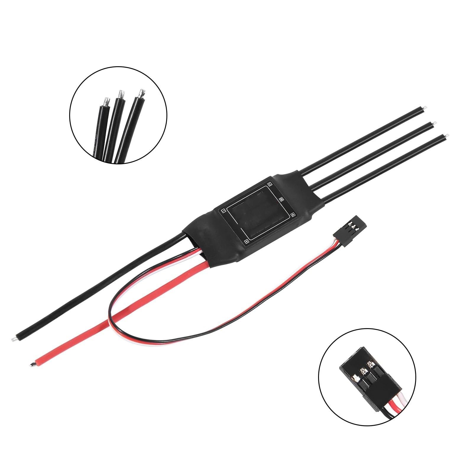 para XXD30AV2 Sin Sensor Escobillas ESC 35A con Tarjeta Programación Programa Remoto RC Coches Enchufe Modelo Accesorio Crawlers RC Cepillado Esc