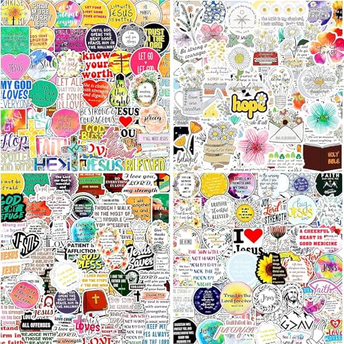 220Pcs Inspirational Christian Stickers, Vinly...