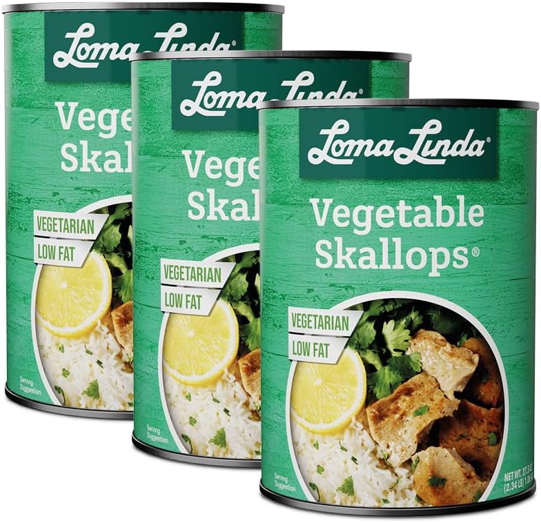 Plant-Based - Vegetable Skallops (15 oz.) (Pack of 3)