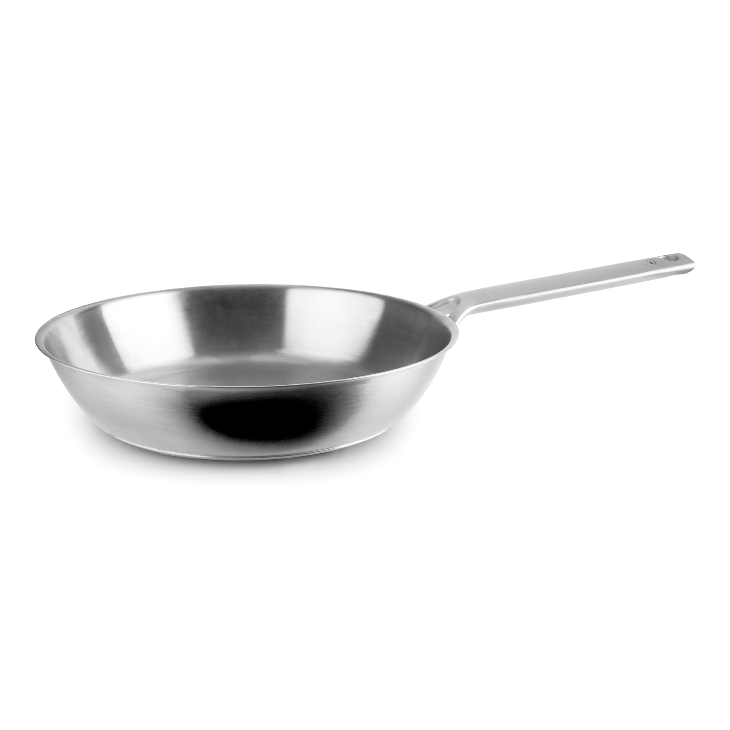 LACOR Luna, poêle en acier inoxydable 28 cm, compatible induction