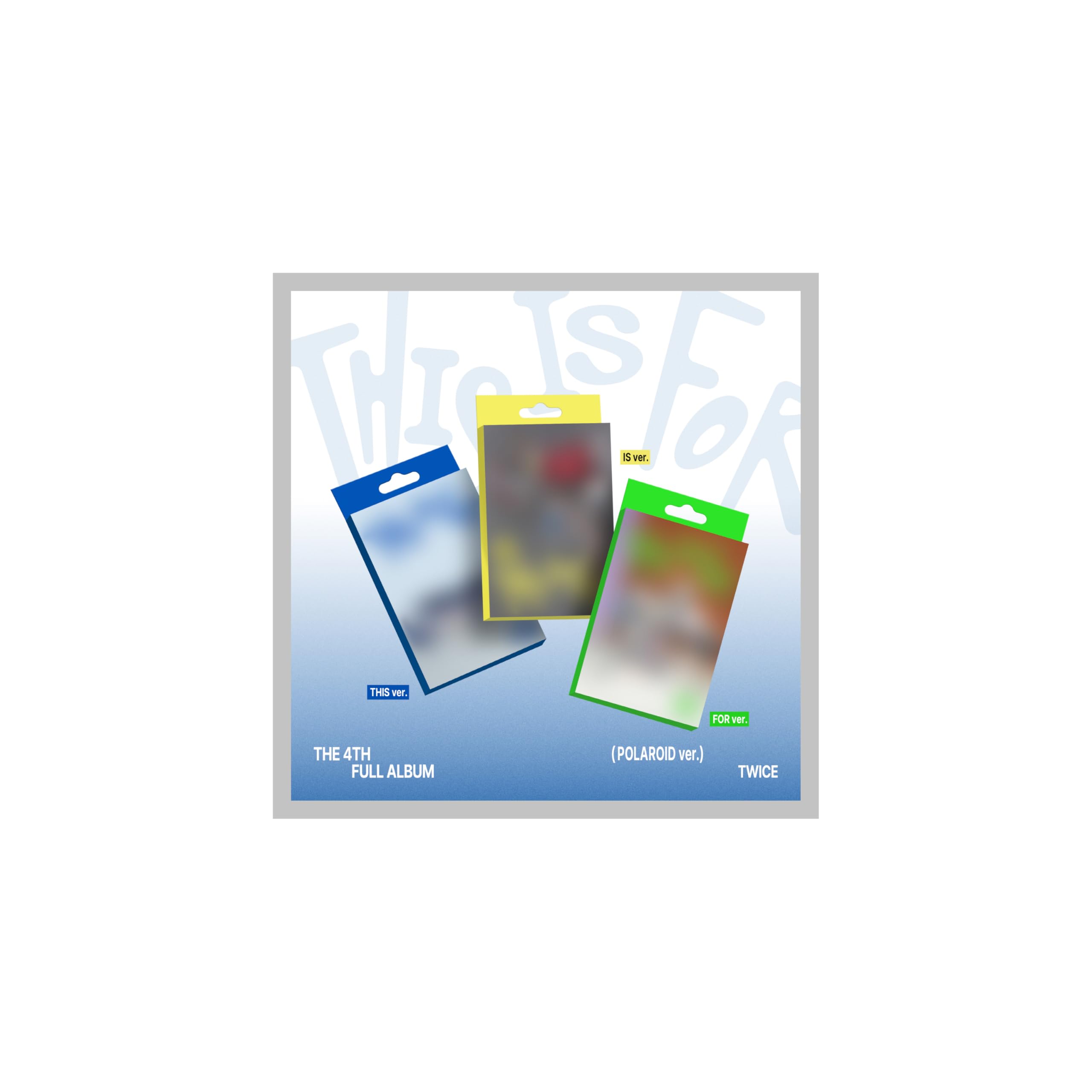 TWICE アルバム バラ売りOK TWICE 公式グッズ THIS IS FOR (POLAROID ver.) / 4TH FULL
