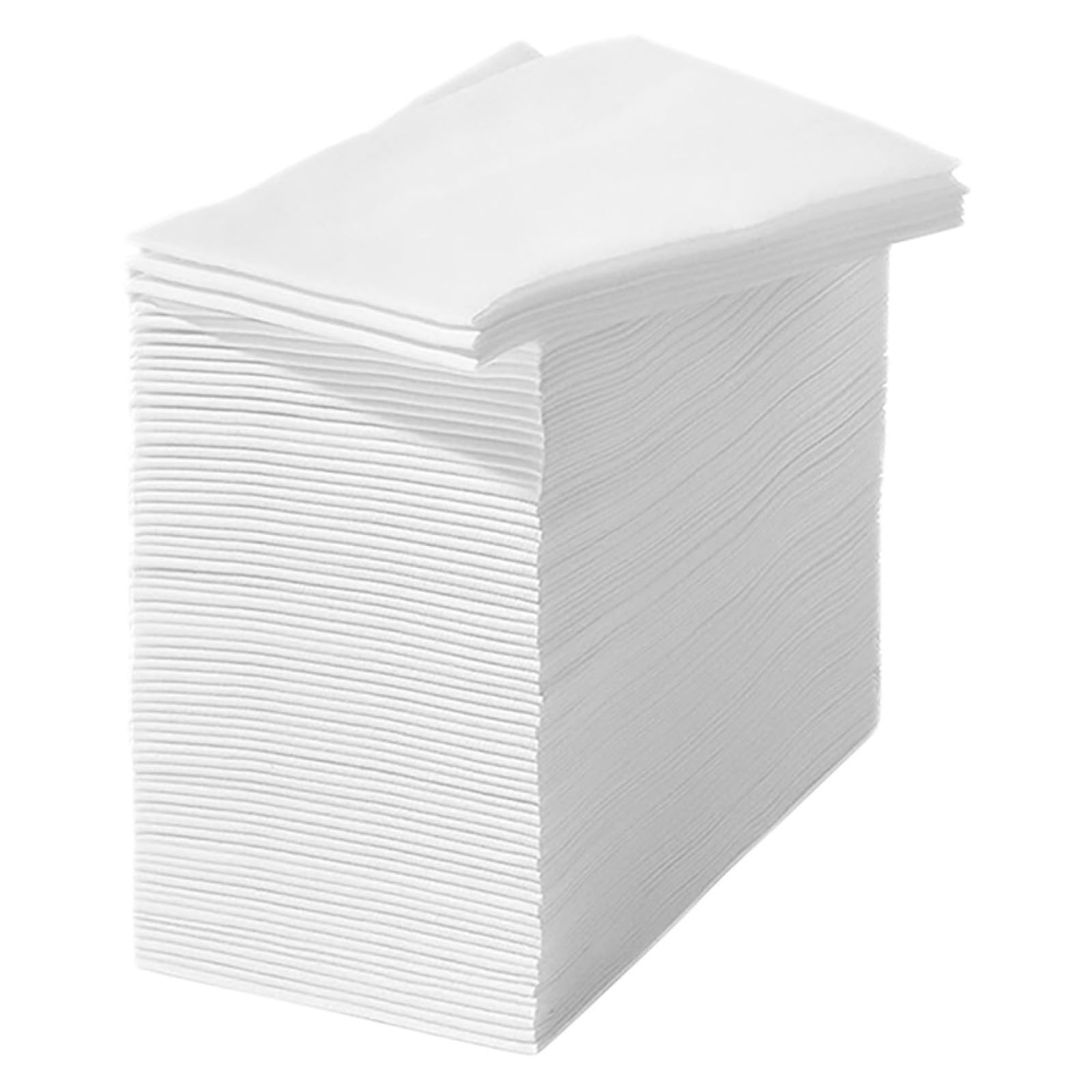 100 Pièces Serviettes Papier Épaisses Blanches Pliées pour Salle de Bain Banquet Mariage Nuptiale Anniversaire Fête