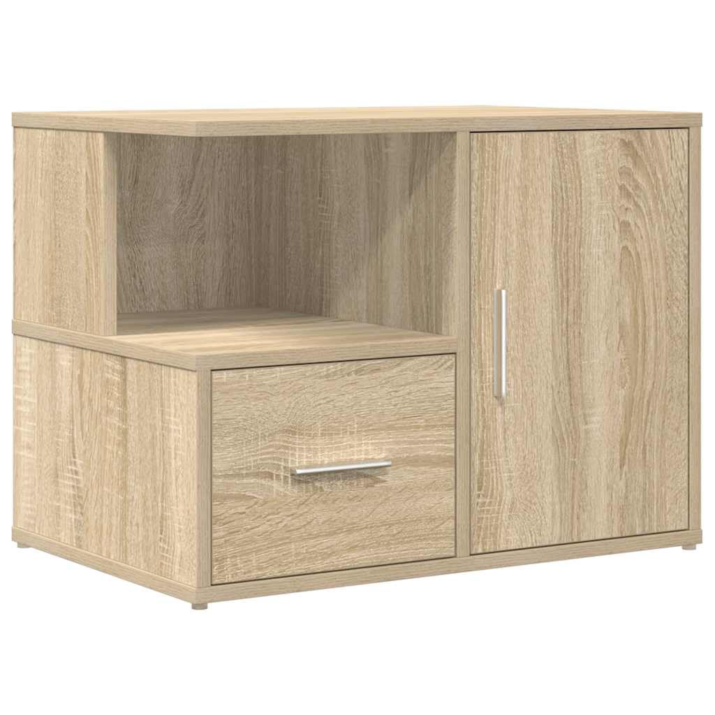 Armario esquinero de roble Sonoma, 160 x 40 x 45 cm, material de madera con 2 posibilidades de montaje como estantería de almacenamiento o armario en forma de L con compartimentos y cajones