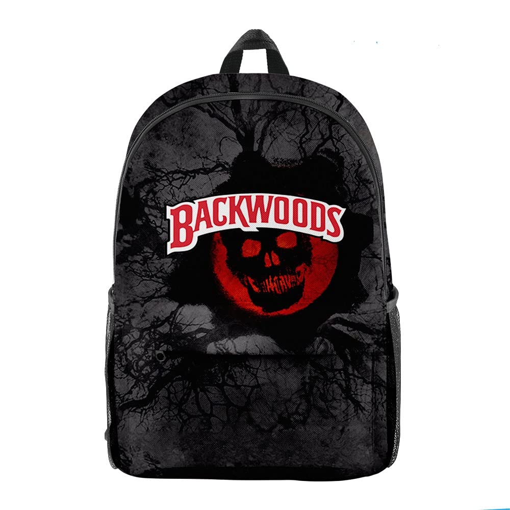 FEIRUIJI Halloween theme Halloween Backpack Backwoods Backpack Laptop Backpack School Backpack Travel Shoulder Backpack Book Backpack for men women (W5) 26*44*15cm