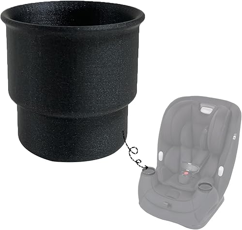 1 portavasos universal para asiento de automóvil compatible con botellas de agua Maxi COSI Pria & Hydro Flask para niños, accesorio negro duradero