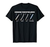 Python Programming Choose Your Weapon Funny Computer Coding T-Shirt