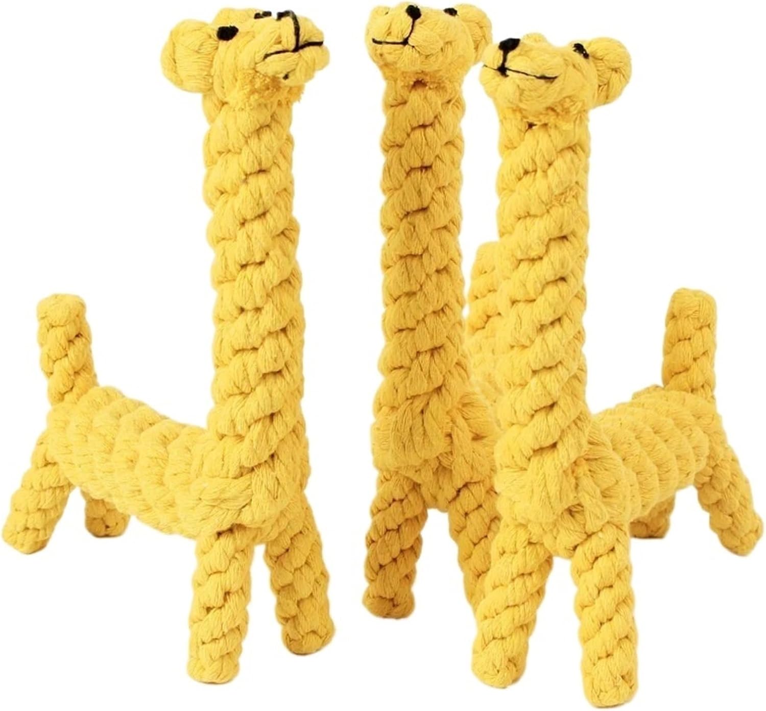 Pet Plaything Multi-Strand Knot chew-Counteractive Molar Braided Giraffe Puppy Plaything
