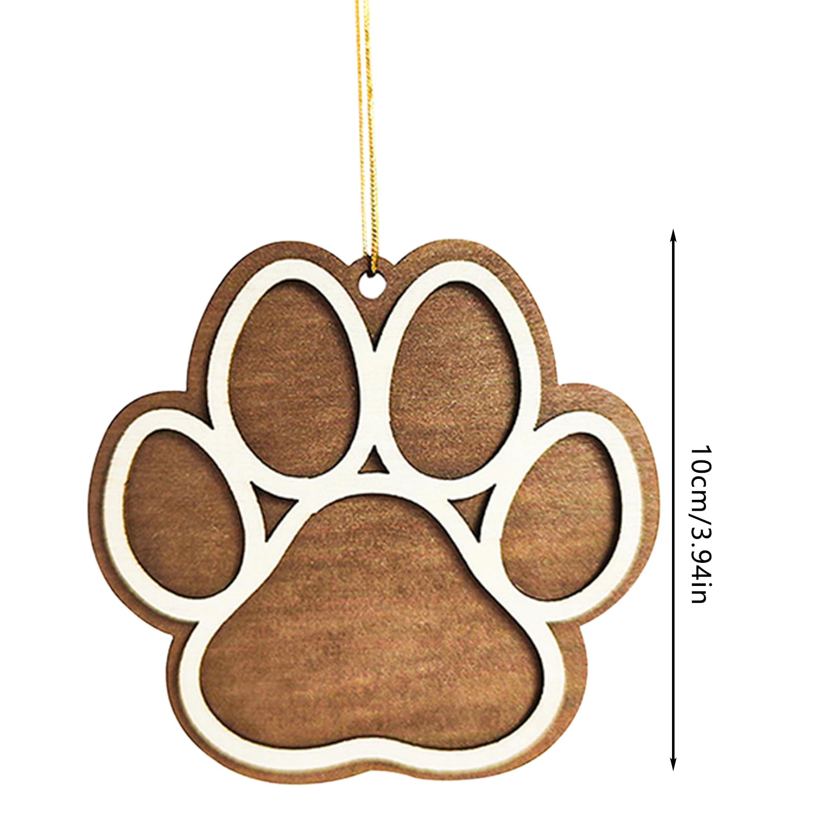 Lambo Ornamento in Legno con Forma di Gatto per Finestre, Zaini, Porte