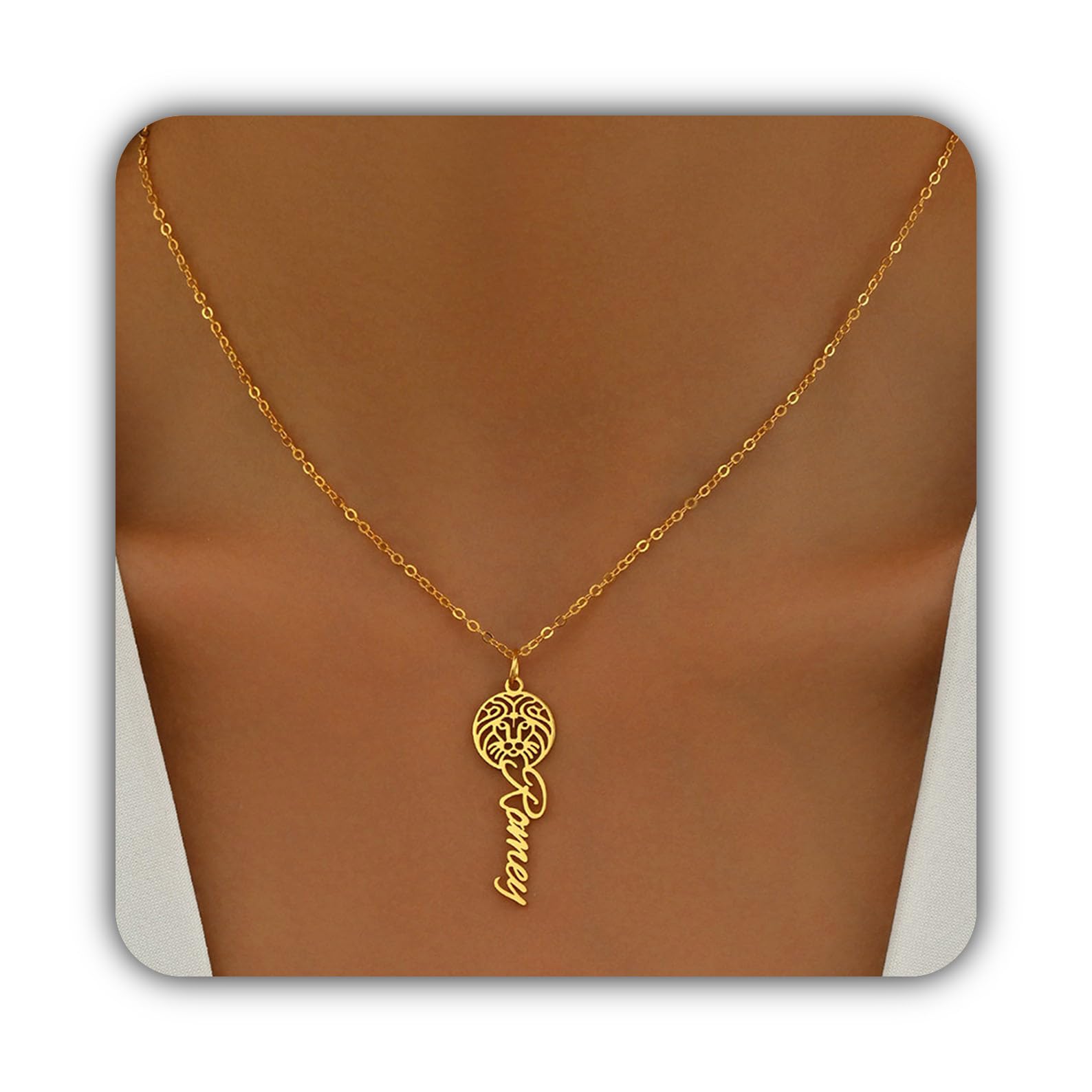 Zodiaco personalizado Nombre del signo Collar plata de ley 925 constelación Collar con nombre Astrology joyería Cumpleaños Día de la Madre Aniversario
