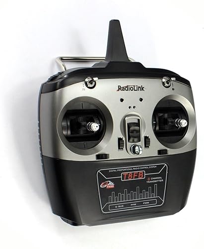 Miniatura 3 de Radiolink T8FB 2.4GHz 8Ch Transmisor RC con receptor R8EF para DIY RC Racing Quadcopter Drone (Modo 2 Acelerador de mano izquierda)