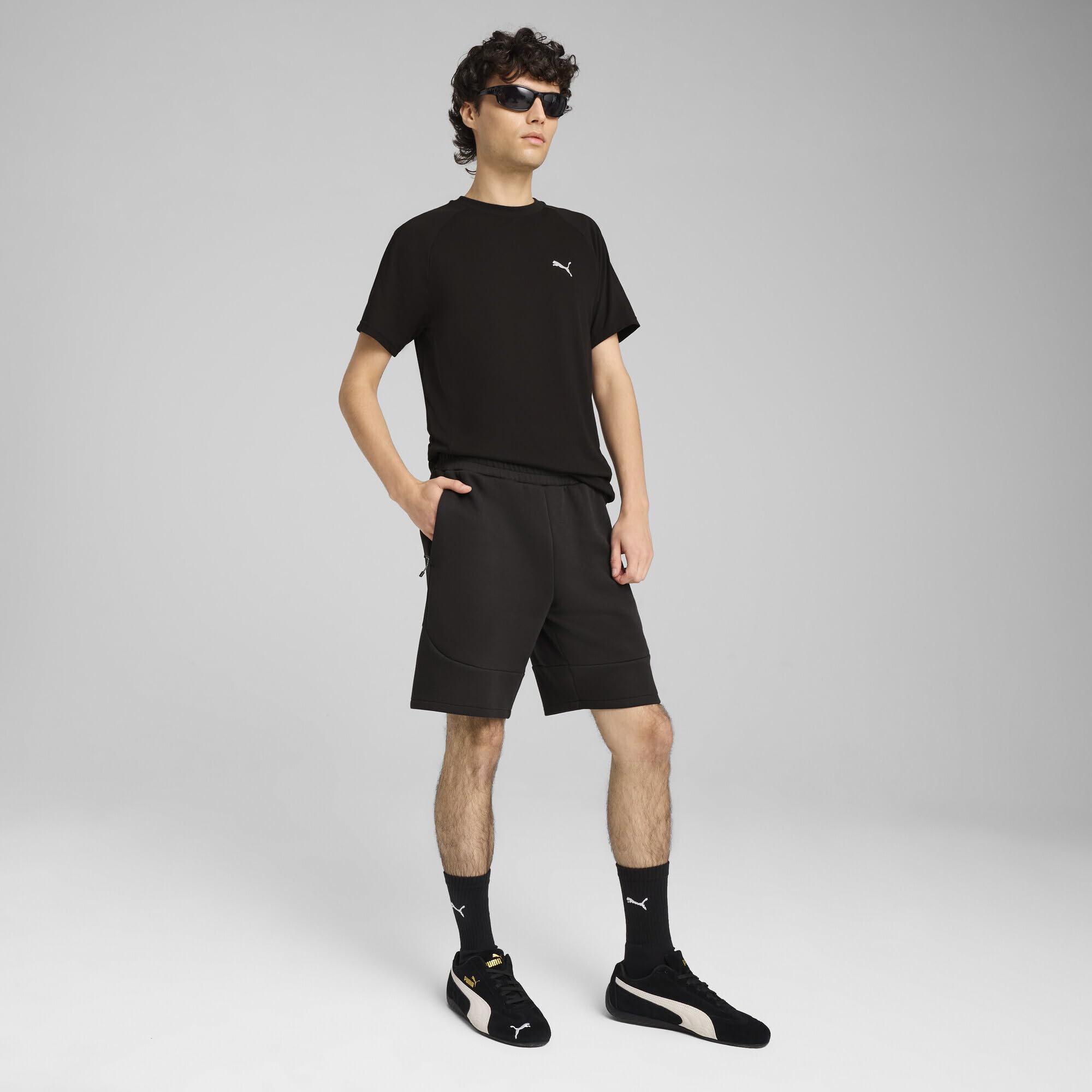 PUMA - Evostripe Shorts 8" Dk, Pantaloncini Lavorati a Maglia Uomo