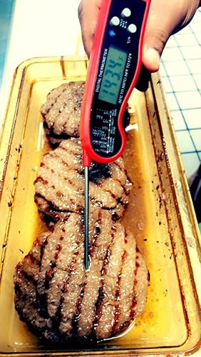 Miniatura 7 de Termómetro digital de lectura instantánea de seguridad alimentaria para asar a la parrilla, cocinar, cocina comercial, fiesta de comida en el patio