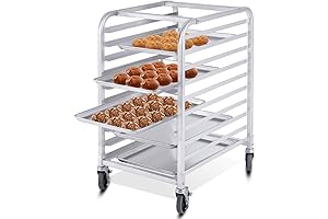 Giantex Aluminum Commercial Bakery Rack with 10 Tier