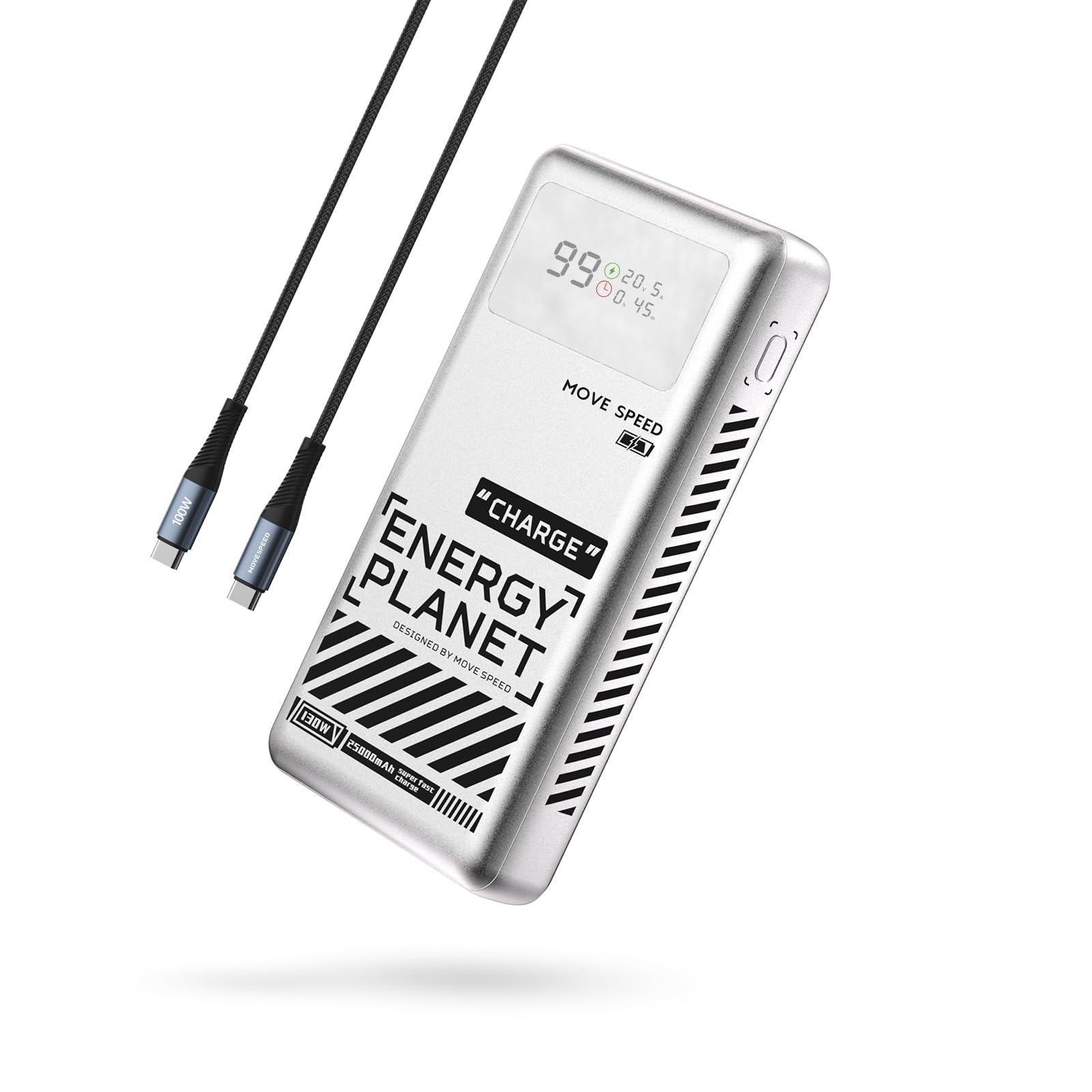 Amazon | MOVE SPEED 【145W 高出力モバイルバッテリー】 25000mAh 大