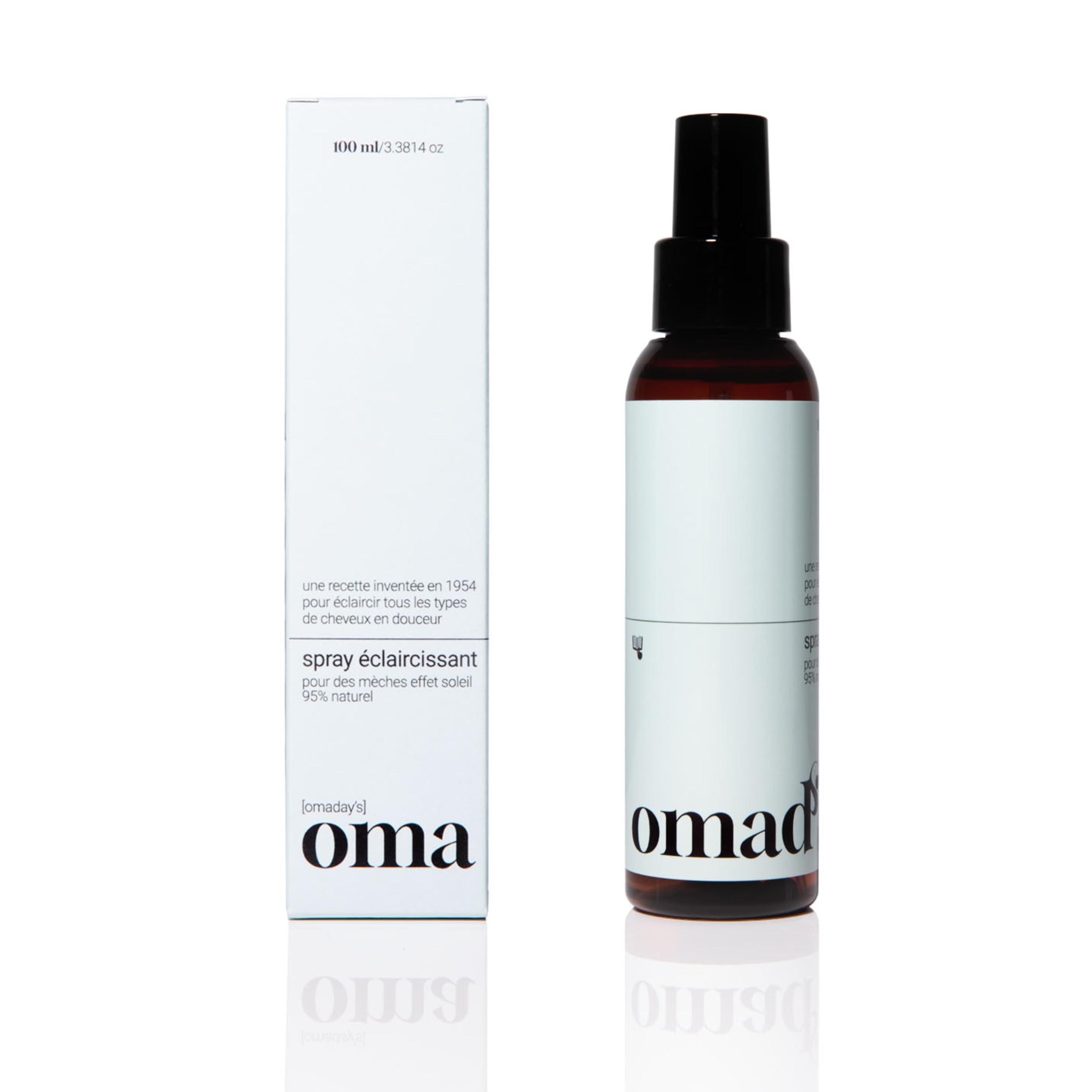 Omad's Spray Eclaircissant Cheveux pour des Mèches Ensoleillées - Eclaircit Jusqu’à 3 tons en 3 applications - Tous Types de Cheveux (Blond, Brun, Mechés) - Ingrédients 95% Naturels