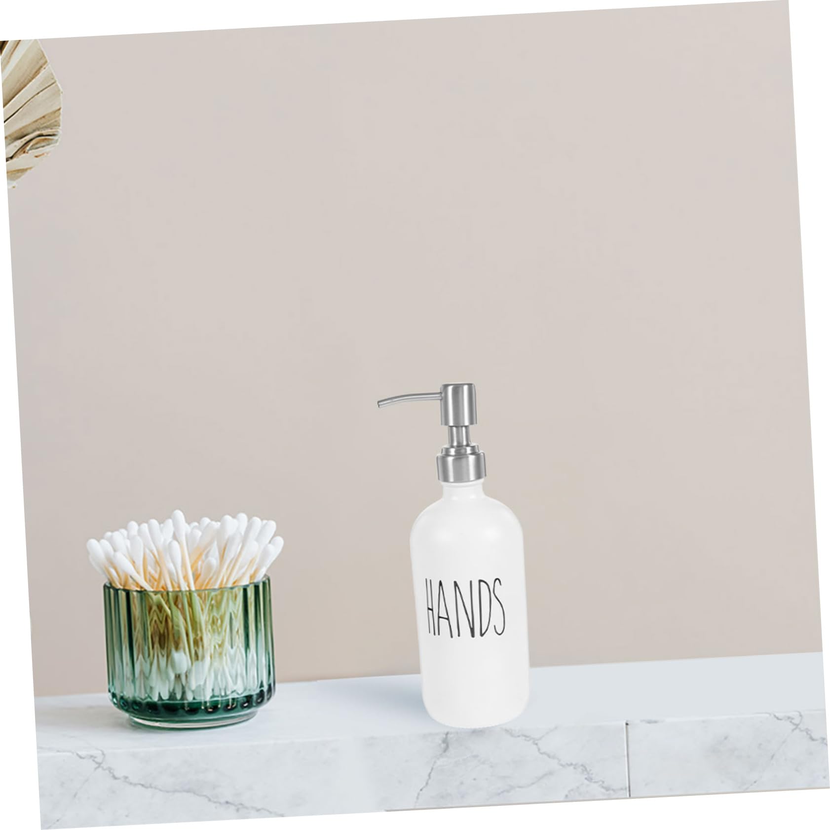 MAGICLULU 5 Stück Glass Seifenspender mit Pumpe Nachfüllbarer Seifenspender für Bad und Küche Leckfrei Design für Lotion und Shampoo