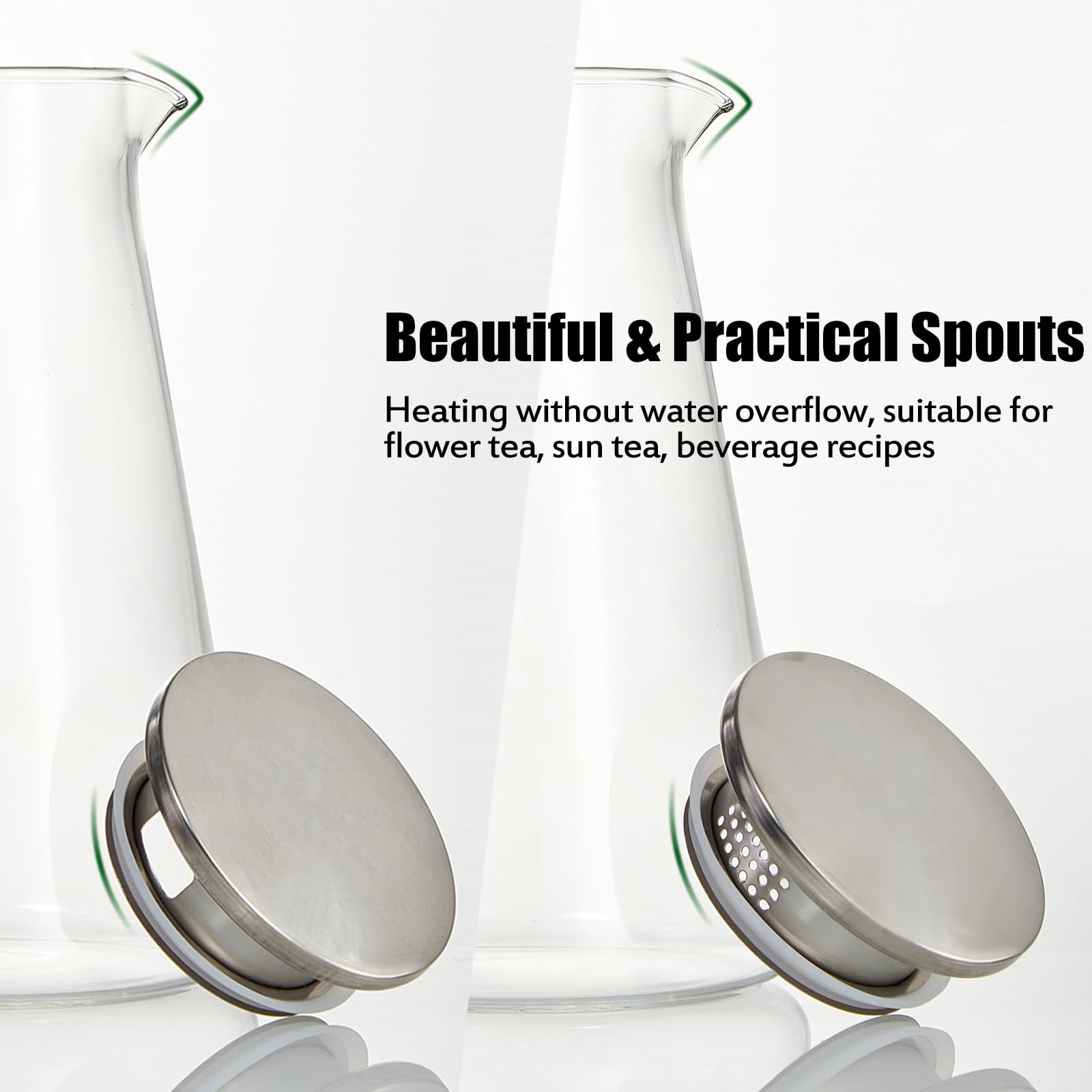 Teabloom ワンタッチティーメーカー 2イン1 ティーポットとケトル