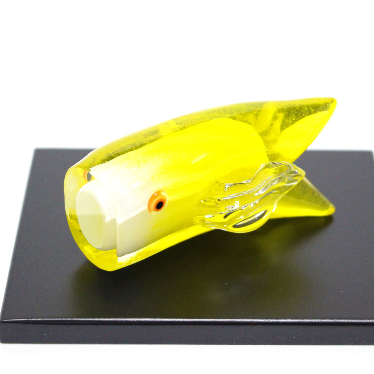 【こいのぼり・置物】glasscalico グラスキャリコ ハンドメイド アート Amazon | ガラスのこいのぼり （小・黄色） glass calico グラス