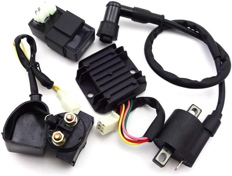 TC-Motor Racing Ignition Coil + AC CDI + Regulator Rectifier + Relay For 150cc 200cc 250cc Engine Chinese ATV Quad Taotao Roketa Sunl Kazuma