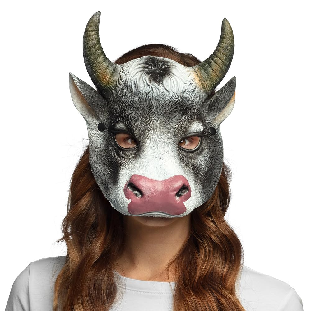Boland - Half mask, animal mask with realistic print and elastic, ideal for animal fancy dress costumes for carnival, Halloween or a theme party
