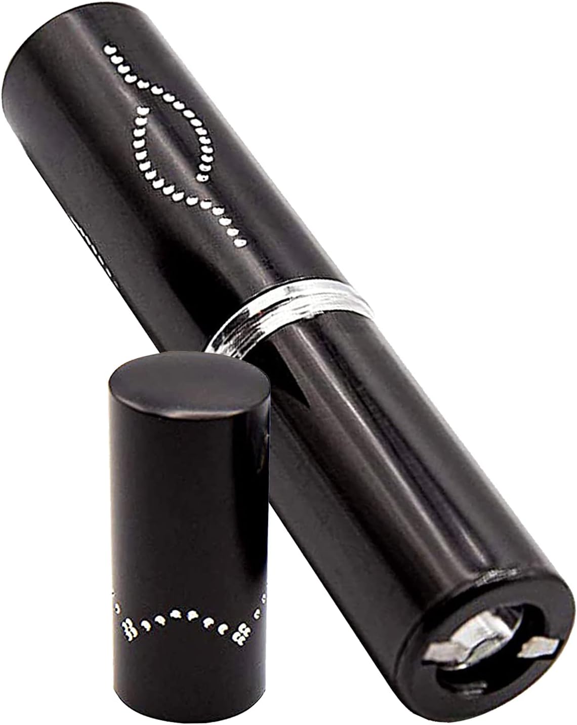 Women Lipstick Stun Gun for Self Defense, Compact Rechargeable Personal Protection, 1.2 µC Energy Output with LED Flashlight, Small & Discreet stun gun for women self defense (ADS-100)