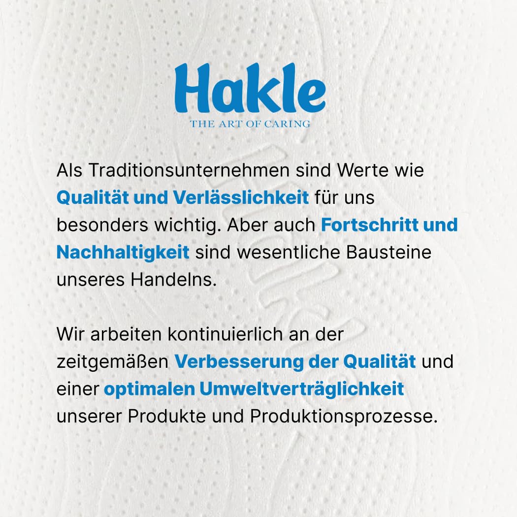 Hakle Klassisch Toilettenpapier – 80 Rollen, Die Sanfte Reinigung und Pflege für Wohlbefinden
