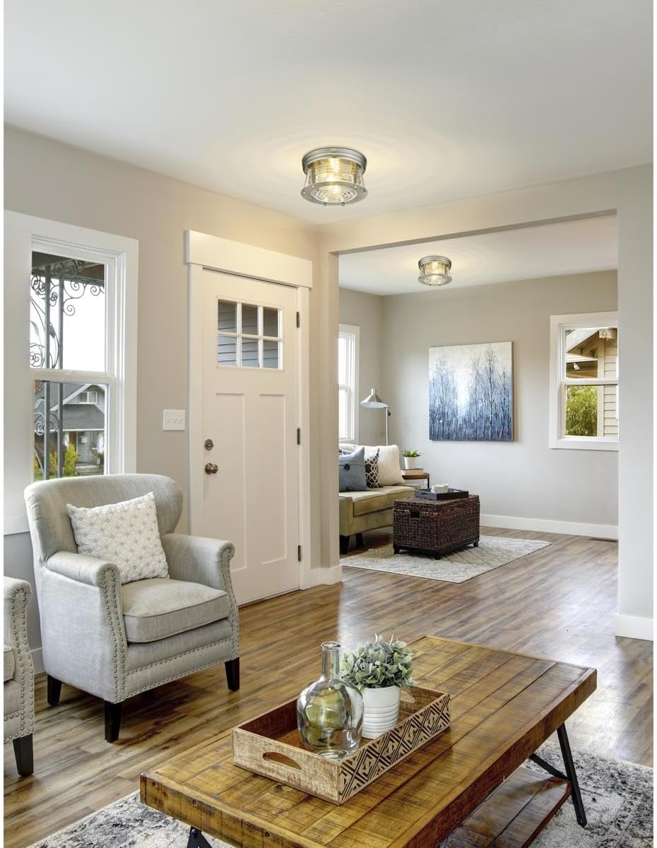 Z-Lite 2 Light Flush Mount 491F2-BN
