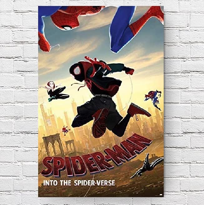 スパイダーバース シルクスクリーンポスター フレーム付き 限定200