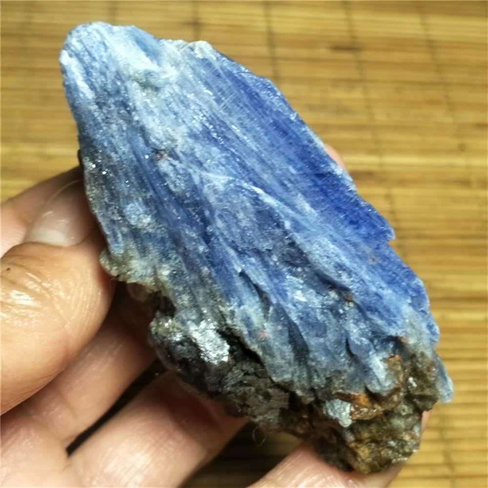 AUOQKQUT Blue Crystal Rough gem Sample Ornaments AUOQKQUT