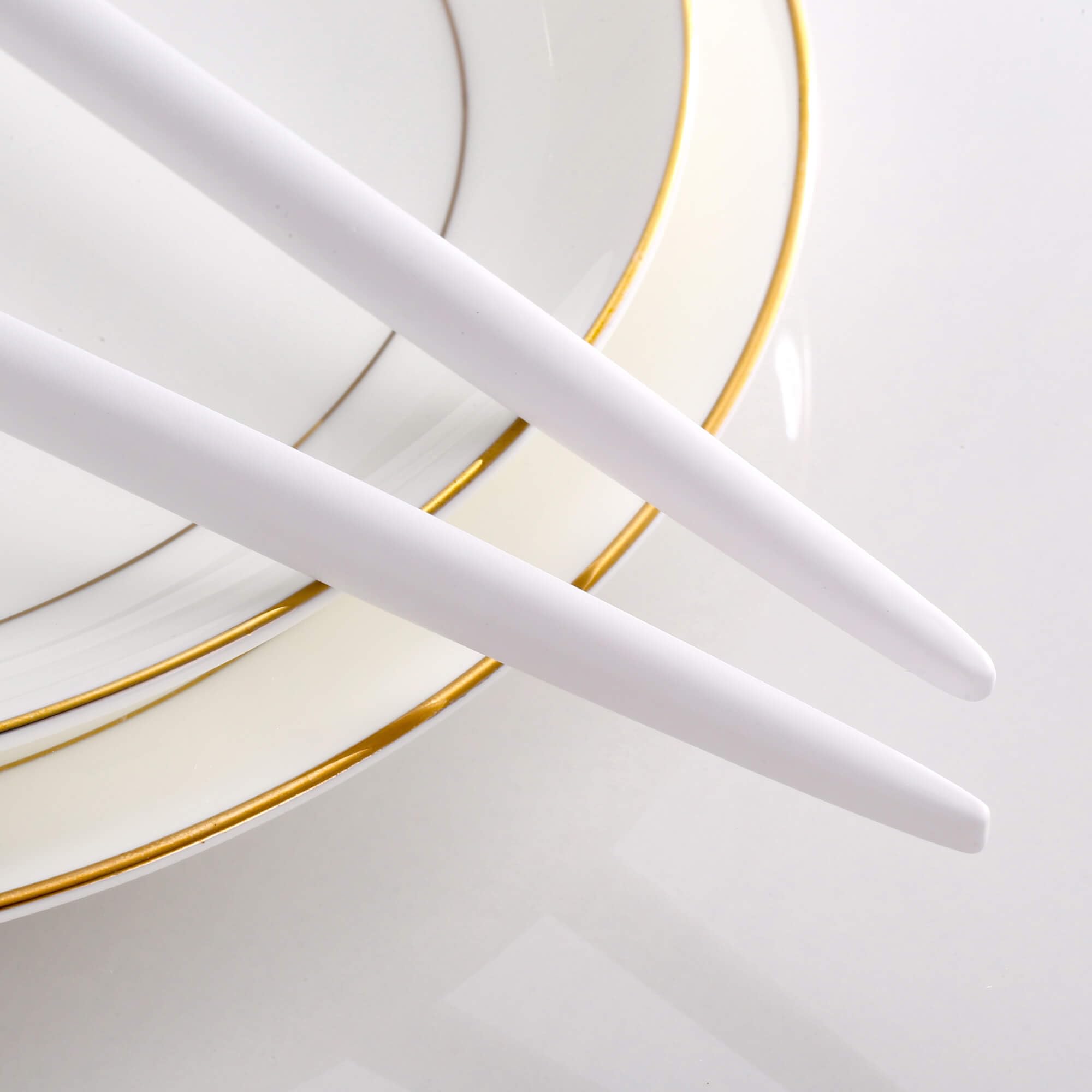 Lemeya Gold Salad Servers - Stainless Steel -6 Lemeya Gold Salad Servers - Stainless Steel -6